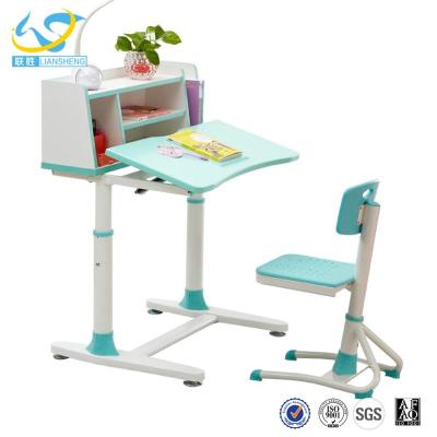 China Simple Modern Foshan Supplier Colorful Child Desk And Chairs For Student for sale