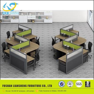 China Fine Workmanship Administrative Staff Desks, Computer Table Design, Employee Workstation for sale