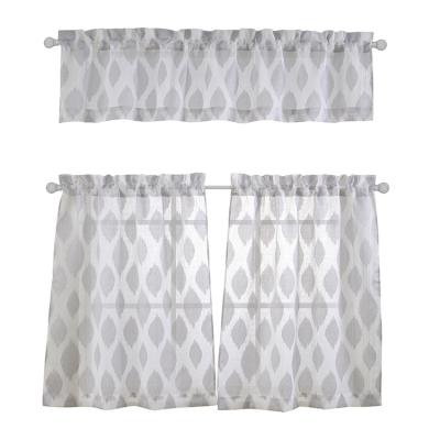 China Factory Price Modern Chinese Draperies Set Kitchen Living Room Curtains for sale