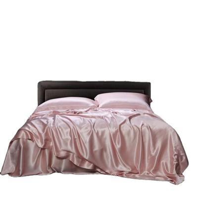 China Modern High Grade Solid Color Bed Sheets Luxury Bamboo Comforter Quilting Customized Bedding Sets for sale