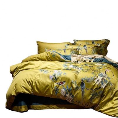 China Nondisposable Custom Made High Quality Comforter Printing Various Sizes 100% Cotton Modern Family Style Bedding Set for sale