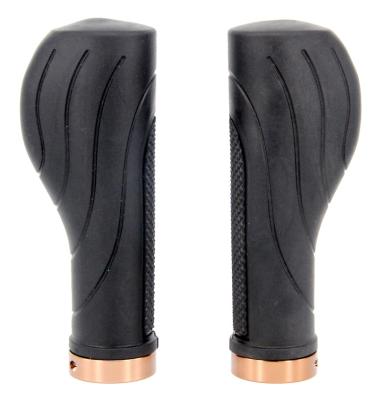 China Ergonomic Bicycle Grips HL-G242 Bicycle Grips With One Side Lock for sale