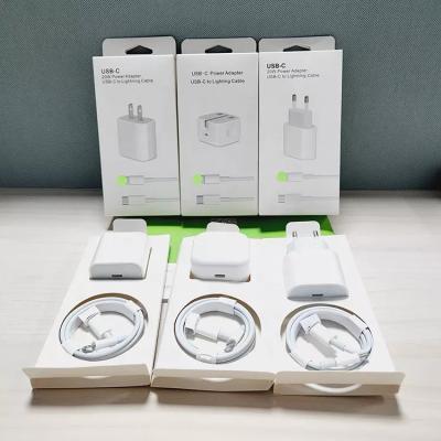 China Top Sell Mobile Phone Charger 20W Palladium Charger With USB C Cable 20w Fast Charger For Iphone12 13 13Pro for sale