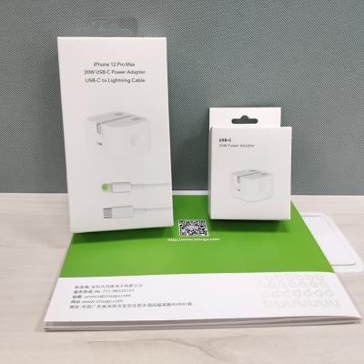 China Mobile Phone/Ipad/Camera/PDA/MP3 Original Wholesale Type C PD 20w Fast Charger For Apple PD 20W Fast Charger For iPhone 12 USB-C 18W Power Adapter QC3.0 d 'iPad for sale