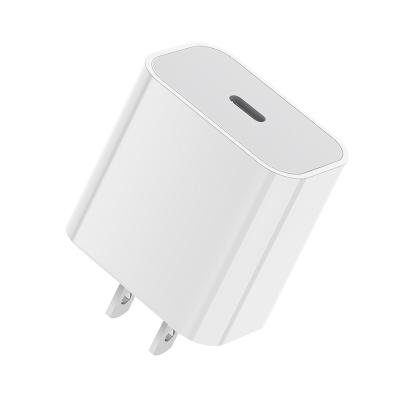 China Mobile Phone Power Supplier EU/US/UK Mobile Phone Power Supplier 20W Wall Charger Portable Fast Type C Palladium Fast Charger With Cable for sale