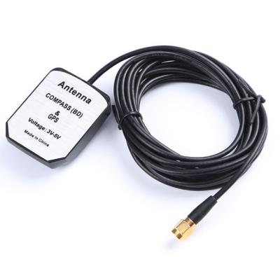 China Waterproof Rack 28dbi Cable SMA Male Connector GPS Navigation Antenna 1575.42mhz Indoor Outdoor for sale