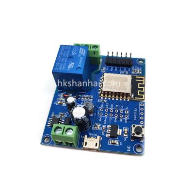 China ESP12-1R-D8 DC8-80V USB 5V USB 5V ESP8266 Smart Home Power Supply Single Relay Developer Board for ESP8266 Learning Smart Home Wireless Control for sale