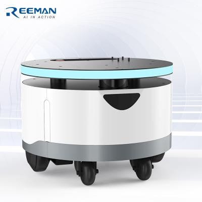 China Hotels Factory Cheap Price Autonomous Charging Roller Rubber Wheeleds 4wd Electric Tracked AGV Robot zu verkaufen