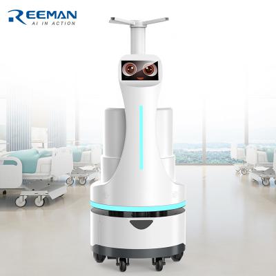 China restaurant & Hotel supplies Reeman remote control automatic robot spray intelligent spray sterilization robot hygiene and disinfection robot en venta