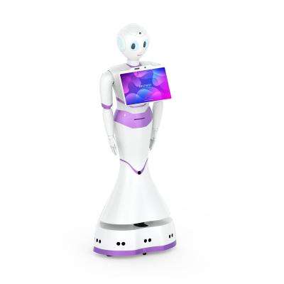 Cina Hotels Reeman Human Size Automatic Walk and Maintenance for Public Place Reception Guide Service Robot for Hospital/Showroom/Police Station in vendita