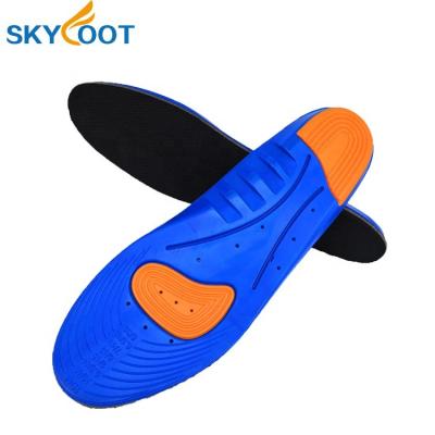 China Soft PU Foam+Breathable Color Arch Support Fabric Customized Insole Sports Insole for sale