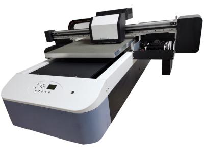 China Hot Selling Economical 6090 Advertising Company UV Flatbed Printer (with 2pcs xp600 head,W lamp,1pc UV Led Photoprint,CMYKLcLm) for sale