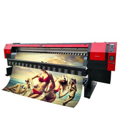 China Print Shops Format 10ft / 3.2m XP600 Eco Solvent Large Plotter Printer (with XP600/DX5/DX7/5113/4720 head optional, oversea agent welcomed) for sale