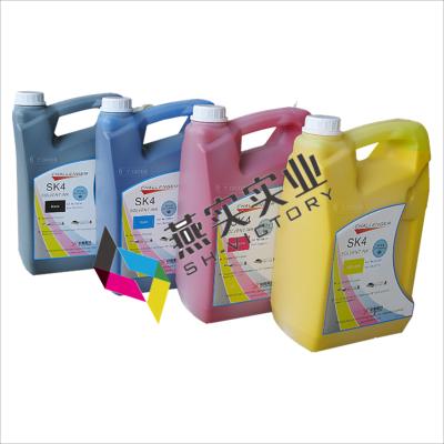 China Spt510-35pl/50pl Challenger SK4 Solvent Ink (1 or 5 liters/bottle, very cheap price if bulk purchase) for sale