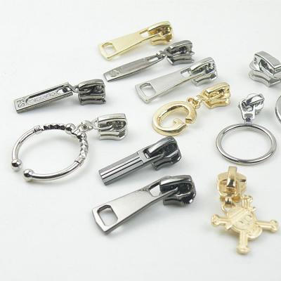 China Factory Customized Professional Zipper Sliders All Kinds Of Zipper Wholesale Custom Make High Quality Zipper Puller for sale