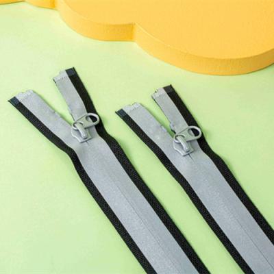 China New viable 5# zipper color nylon waterproof reverse carry open tail zipper tent clothing access control zipper manufacturer customized for sale