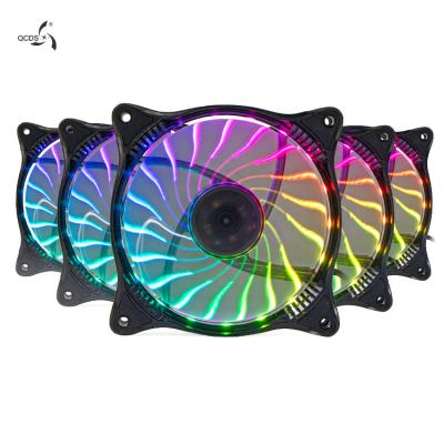 China Fans Wholesale CPU Fan Factory Price Graphics Card RGB Controle Independente With Led Light Cooler Fan Remote Controller for sale