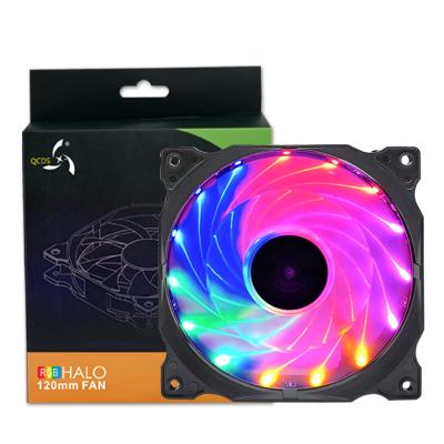 China Global Hot Selling Computer Case RGB Computer Fans Cooler 120mm CPU Cooler Master PC Fan Case Fan Ventilador for sale