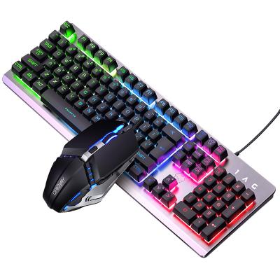 China For Home Office Global Hot-selling Gaming Keyboard and Mouse Set RGB LED Keyboard Combo Desktop Computer Keyboard for sale