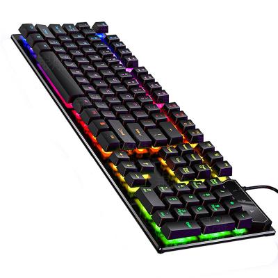 China Ultra Quiet High Speed ​​USB Desktop Gaming Keyboard Mechanical Gaming Keyboard and Mouse Combo Set for sale