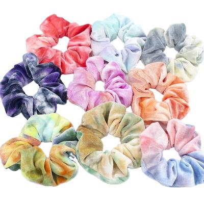 China Fashion hot girl hair ponytail pilou hair band elastic color female fashion fabric hair hair for sale