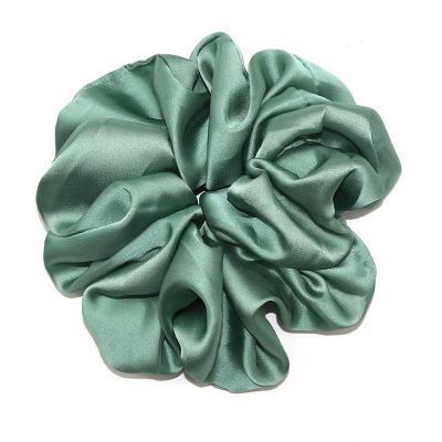 China Popular Elastic Rope Hair Circle Solid Color Ponytail Bands Hair Scrunchie Headband Spring Hair Bands for sale