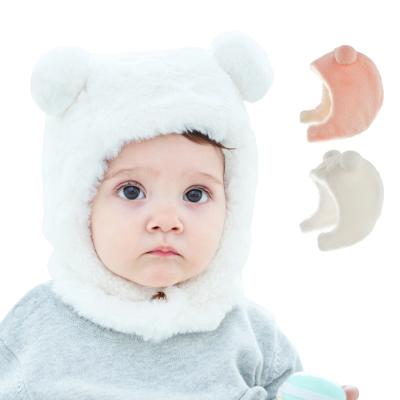 China New Children's Soft Ear Children's Ear Plush Hats Winter Hats Boys and Girls Baby Bear Hats for sale