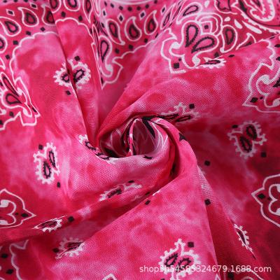 China Pure cotton seamless cotton hip hop hijab hijab cashew flower fancy color tie-dye outdoor pet for sale