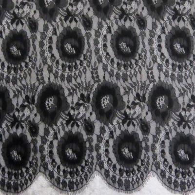 China 2021 Viable Cheapest Soft White Lace Fabric Chantilly Eyelash Lace Fabric Wedding Lace Fabric For Garment for sale