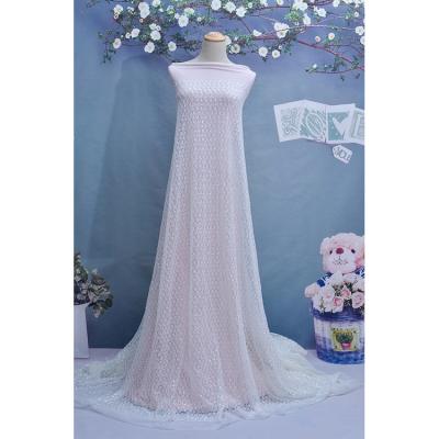 China Factory direct anti-static wedding dress glitter lace glass beaded fabric sequins mesh beads bead embroidery fabric lace for sale