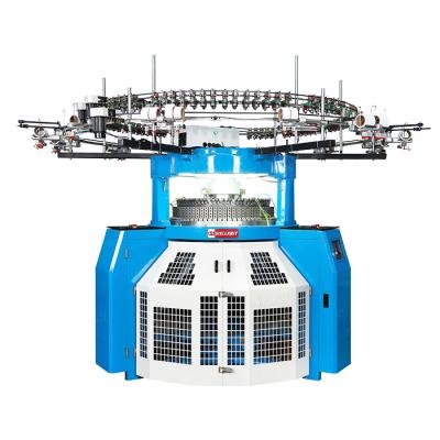 China South America Hot Selling Double Weft WELLKNIT T-shirts Production Capacity QD4R 3.2F/inch Double Circular Knitting Machine for sale