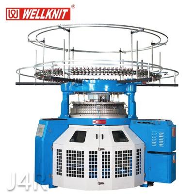 China Double Circular WELLKNIT Industrial Tank Top Weft Double Circular WELLKNIT Fabric T-shirts Rib Oil Soaking Hand Girder Knitting Machine for sale