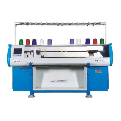 China OEM Supplier WF-52CJD Sweater Weft Hand Driven Knitting Machine For Home Double System Knitting Machine for sale