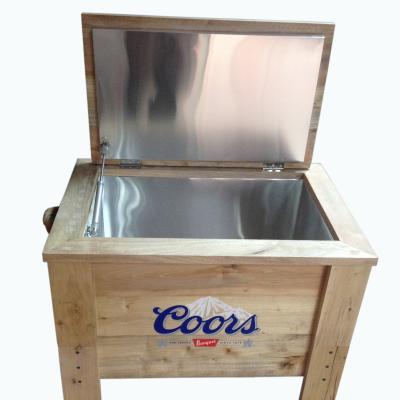 China Sustainable Economic New Products Country Wooden Cooler Box for sale