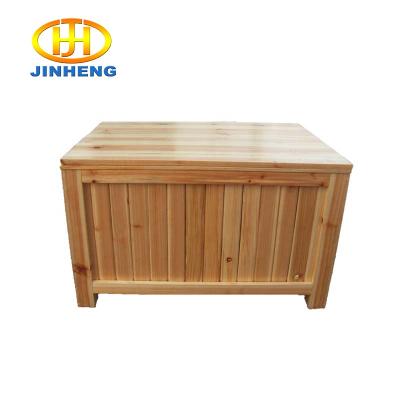 China Viable wooden cooler box with double doors Sustainable 2010JH1214-4 for sale