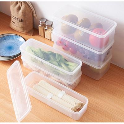 China Biodegradable Stackable Clear Plastic Food Storage Container With Lids for sale