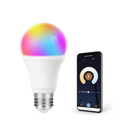 China Hotel led smart app auto wifi led remote control music phone speaker rgb color e27 color changing 7W 9W 15W multi bulb lights for sale