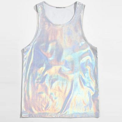 China Anti-Wrinkle Manufacturers Custom Made Mens Tank Top T-shirt Scoop Neck Sleeveless Men's Simple T-Shirts for sale