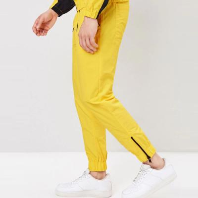 China Anti-Wrinkle Mens Sports Pants Anorak Pants Nylon Drawstring Ankle Cuff Jogger Jogger Pants for sale