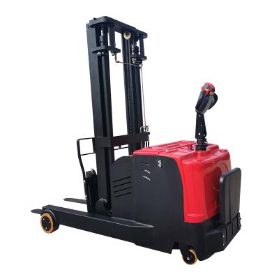 China Hotels Stand-up 1 Ton 3 Meters All-Electric Counterweight Forklift Stacker Forward Truck Electric Lift for sale