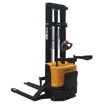 China Hotels Electric Forklift Stacker Forklift Stacker 1.5T Automatic Pallet Lifting Hydraulic Loading and Unloading Vehicle for sale