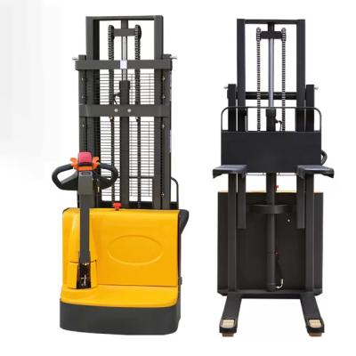 China Full Hotels Electric Pedestrian Forklift 1t 1.5t 2t Walkie Stacker For Warehouse Battery Power for sale