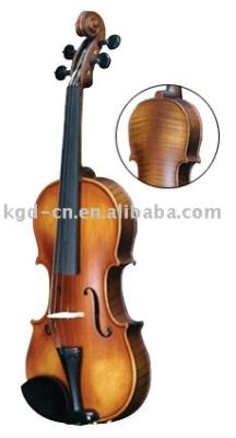 China Old antique violin handmade flamed violin with case and bow for sale