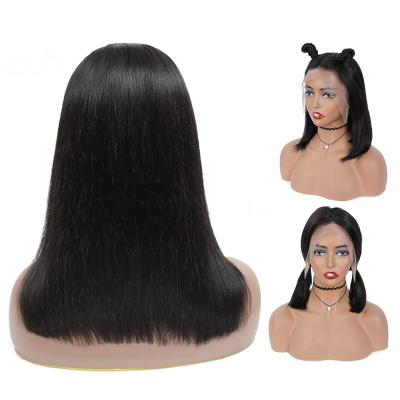 China New Design Brazilian Natural Black Pink Lace Front Closure Straight Pixie Cut Body Wave 100% Body Wave Hair Blue Blonde Short Bob Wig for sale