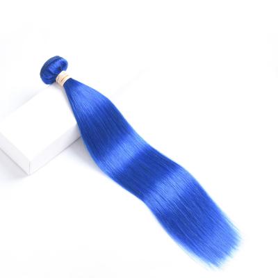 China Cheap Silky Straight Wave Ready To Ship Blue Mink Brazilian Peruvian Straight Deep Wave Virgin Hair Bundles With Closure for sale