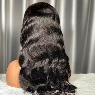 China Remy Glueless Silk Top Cambodian Brazilian Peruvian Hair HD Density Full Lace Body Wave 150% 180% Lace Wig With Baby Hair for sale