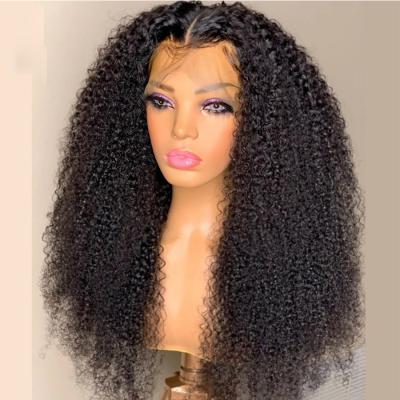 China Spring Curl Mink Straight Brazilian Human Hair Lace Front Wig Remy HD Natural Lace Wigs Human Hair Wigs For Black Women for sale