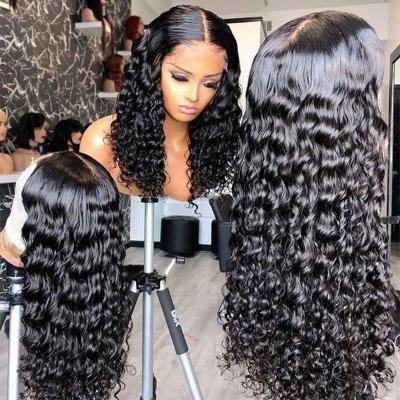 China 100% Body Wave Virgin Brazilian Human Hair Lace Front Wigs,Wholesale Cheap Natural Hair Wigs For Black Women,HD Lace Frontal Wig for sale