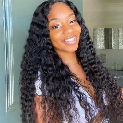 China Transparent Full Body Wave HD Lace Hair Wigs, Brazilian 360 Lace Frontal Wigs, 13x6 Lace Front Wigs For Black Women HD Hair for sale