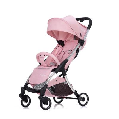 China Hot Selling Foldable Frame Baby Carriages Folding Light Alloy Baby Stroller Cheap Baby Stroller With Sunshade for sale